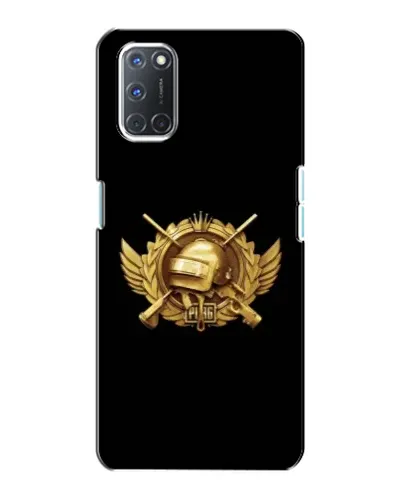 Чохол для OPPO A72 з картинкою «PUBG — помаранчевий градієнт»
