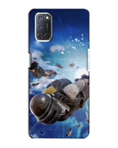 Чохол для OPPO A72 з картинкою «Десант PUBG — стрибок»