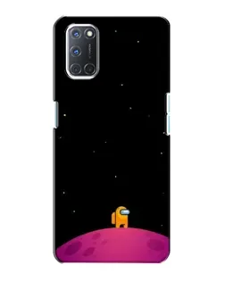Чохол для OPPO A72 з картинкою «Самотній герой на планеті»