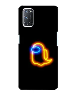 Чохол для OPPO A72 з картинкою «Among Us неонове сяйво»