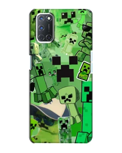 Чохол для OPPO A72 з картинкою «Кріпери Minecraft»