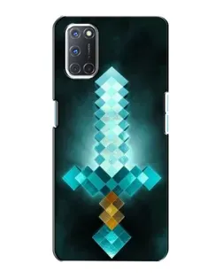 Чохол для OPPO A72 з картинкою «Алмазний меч неон»