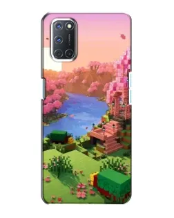 Чохол для OPPO A72 з картинкою «Рожеве дерево Minecraft»