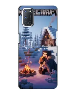 Чохол для OPPO A72 з картинкою «Зимовий Minecraft»