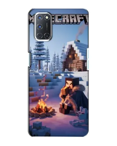Чохол для OPPO A72 з картинкою «Зимовий Minecraft»
