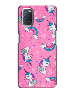 Чохол для OPPO A72 з картинкою «Unicorn паттерн рожевий»