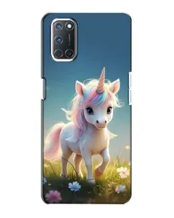 Чохол для OPPO A72 з картинкою «Єдиноріг на галявині»