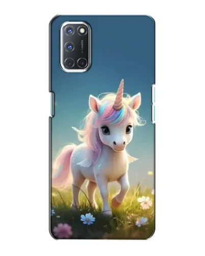 Чохол для OPPO A72 з картинкою «Єдиноріг на галявині»
