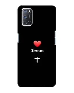 Чохол для OPPO A72 з картинкою «Серце - Jesus»
