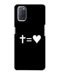 Чохол для OPPO A72 з картинкою «Хрест та Серце»
