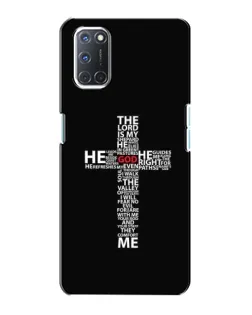 Чехол для OPPO A72 с картинкой «Текстовый крест»