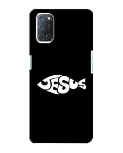 Чехол для OPPO A72 с картинкой «Рыба Jesus»