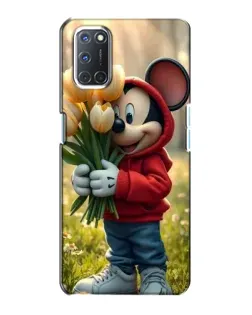 Чохол для OPPO A72 з картинкою «Міккі з тюльпанами»