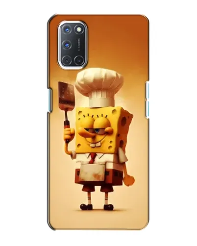 Чохол для OPPO A72 з картинкою «Губка Боб кухар»