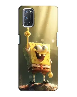 Чохол для OPPO A72 з картинкою «Сяючий Спанч Боб»