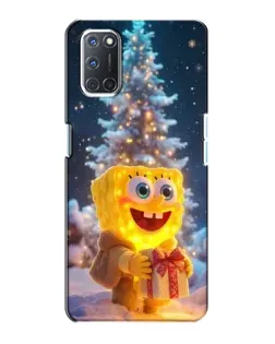 Чохол для OPPO A72 з картинкою «Різдвяний Спанч Боб»
