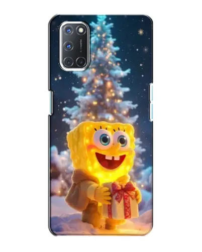 Чохол для OPPO A72 з картинкою «Різдвяний Спанч Боб»