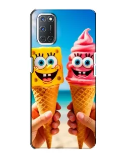 Чохол для OPPO A72 з картинкою «Спанч Боб морозиво»