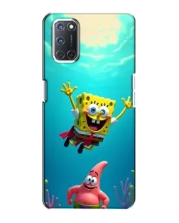 Чехол для OPPO A72 с картинкой «Спанч Боб под водой»