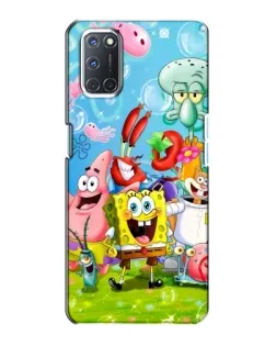 Чехол для OPPO A72 с картинкой «Губка Боб и друзья»