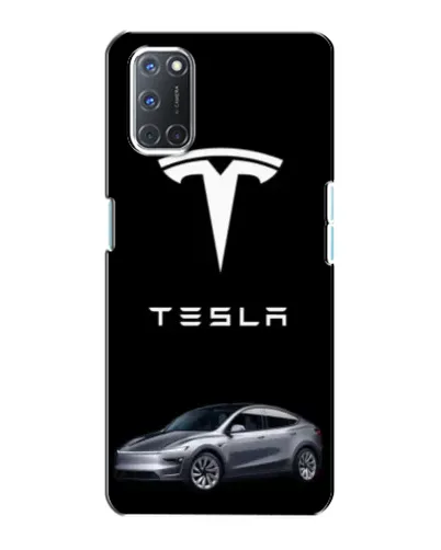 Чехол для OPPO A72 с картинкой «Tesla Model Y»