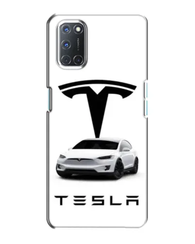 Чехол для OPPO A72 с картинкой «Tesla White Style»