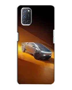 Чехол для OPPO A72 с картинкой «Cybertruck в пустыне»