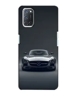 Чехол для OPPO A72 с картинкой «Mercedes на черном»