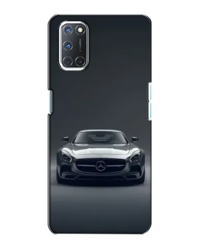 Чехол для OPPO A72 с картинкой «Mercedes на черном»