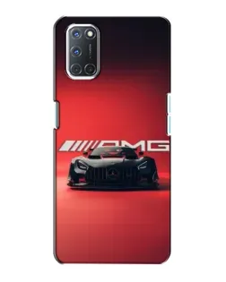 Чехол для OPPO A72 с картинкой «Mercedes AMG — красная линия»