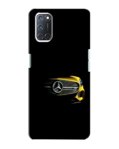 Чехол для OPPO A72 с картинкой «Mercedes — ретро стиль»