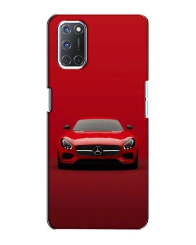 Чехол для OPPO A72 с картинкой «Красный Mercedes AMG»