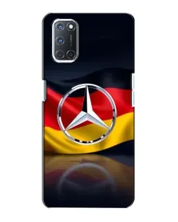 Чехол для OPPO A72 с картинкой «Mercedes — флаг Германии»