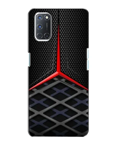 Чехол для OPPO A72 с картинкой «Mercedes Carbon Grid»