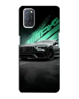 Чехол для OPPO A72 с картинкой «Темный Mercedes AMG»