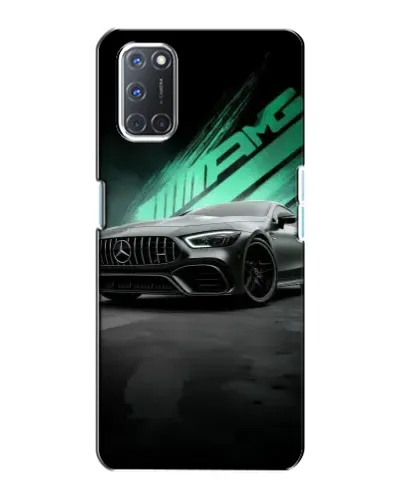 Чехол для OPPO A72 с картинкой «Темный Mercedes AMG»