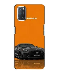 Чехол для OPPO A72 с картинкой «Оранжевый Mercedes AMG»