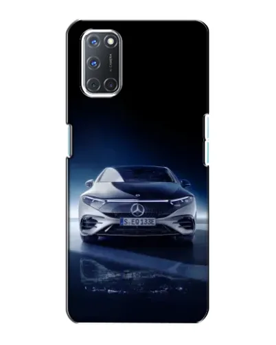 Чехол для OPPO A72 с картинкой «Ночной Mercedes EQ»