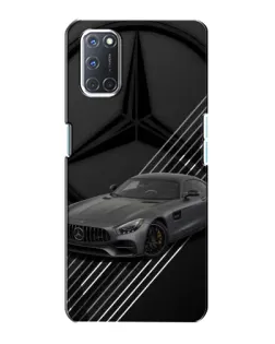 Чехол для OPPO A72 с картинкой «Mercedes AMG — графика»