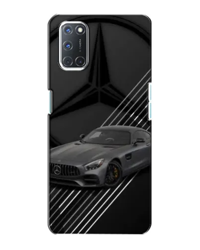 Чехол для OPPO A72 с картинкой «Mercedes AMG — графика»