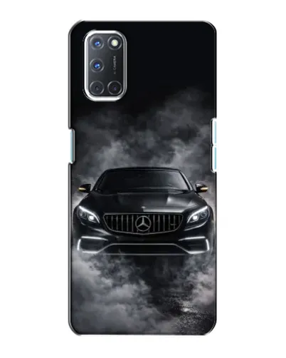Чехол для OPPO A72 с картинкой «Mercedes в дыму»