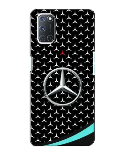 Чехол для OPPO A72 с картинкой «Mercedes — бирюзовый акцент»