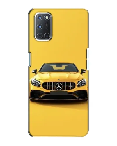 Чехол для OPPO A72 с картинкой «Желтый Mercedes GT»