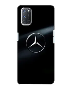 Чехол для OPPO A72 с картинкой «Mercedes на металле»