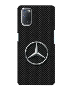 Чехол для OPPO A72 с картинкой «Карбоновый Mercedes стиль»