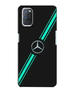 Чехол для OPPO A72 с картинкой «Спортивные линии Mercedes»