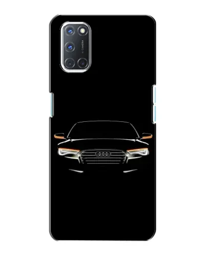 Чехол для OPPO A72 с картинкой «Audi — ночной контур»
