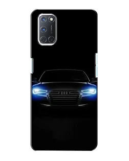 Чехол для OPPO A72 с картинкой «Audi в неоне»