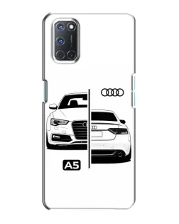 Чехол для OPPO A72 с картинкой «Audi — контрастный дизайн»