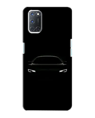Чехол для OPPO A72 с картинкой «Взгляд Audi в темноте»